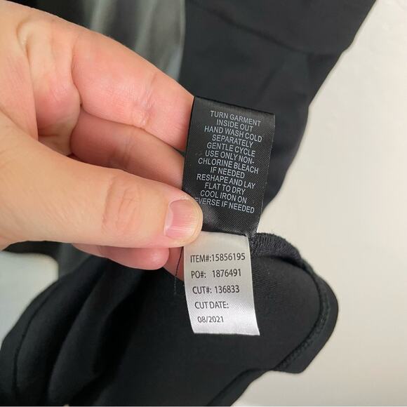 Torrid Black Faux Leather Dress Skater Dress Luxe Ponte Coated Black 2X NWT - Picture 14 of 16